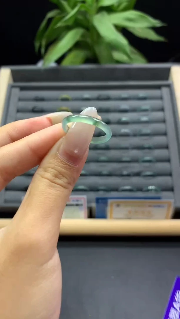 未镶嵌戒指翡翠天然  1243