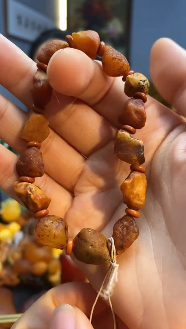 未镶嵌琥珀手串手串