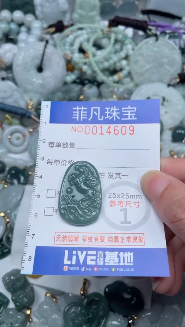 颈饰未镶嵌翡翠14609