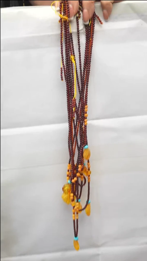 琥珀颈饰未镶嵌多样性发一