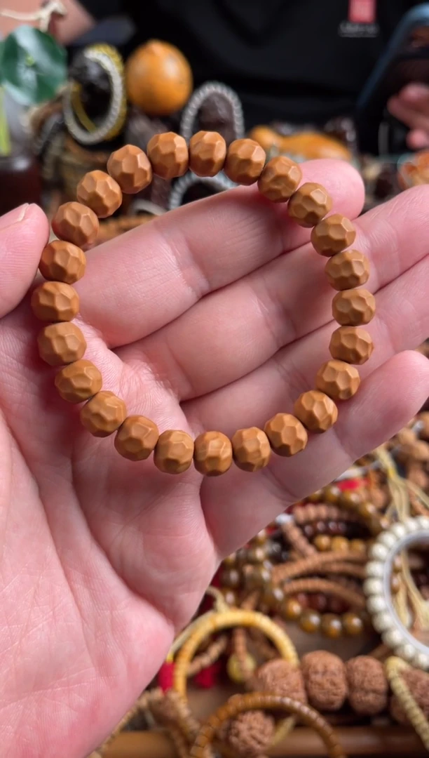 【闪购商品】猴头核桃手串王胖子文玩工作室黑金无相