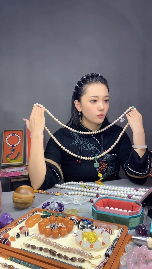 唐**铺108珠串朝珠一物一证 铜乐旭收藏