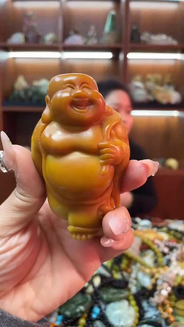 未镶嵌蛇纹石玉手把