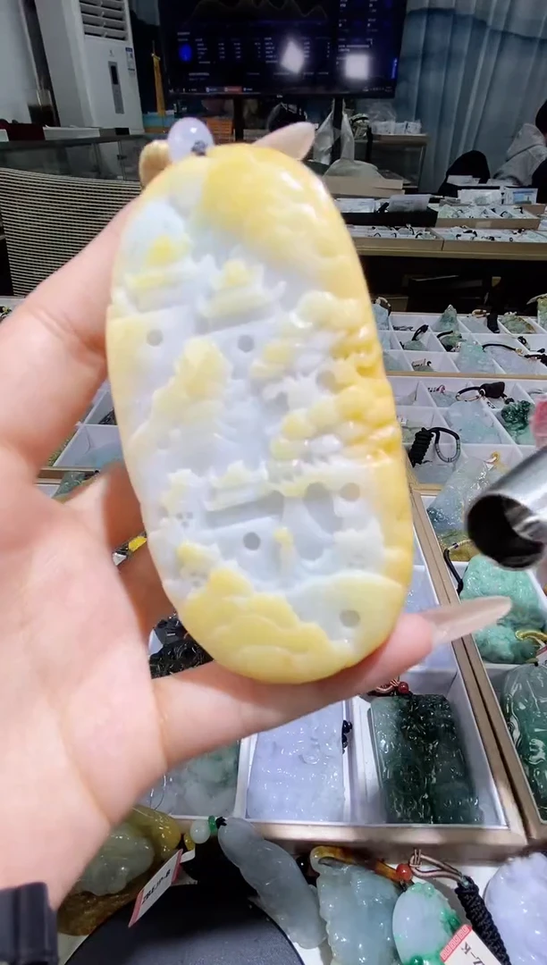 【闪购商品】翡翠颈饰未镶嵌天然缅甸翡翠A货