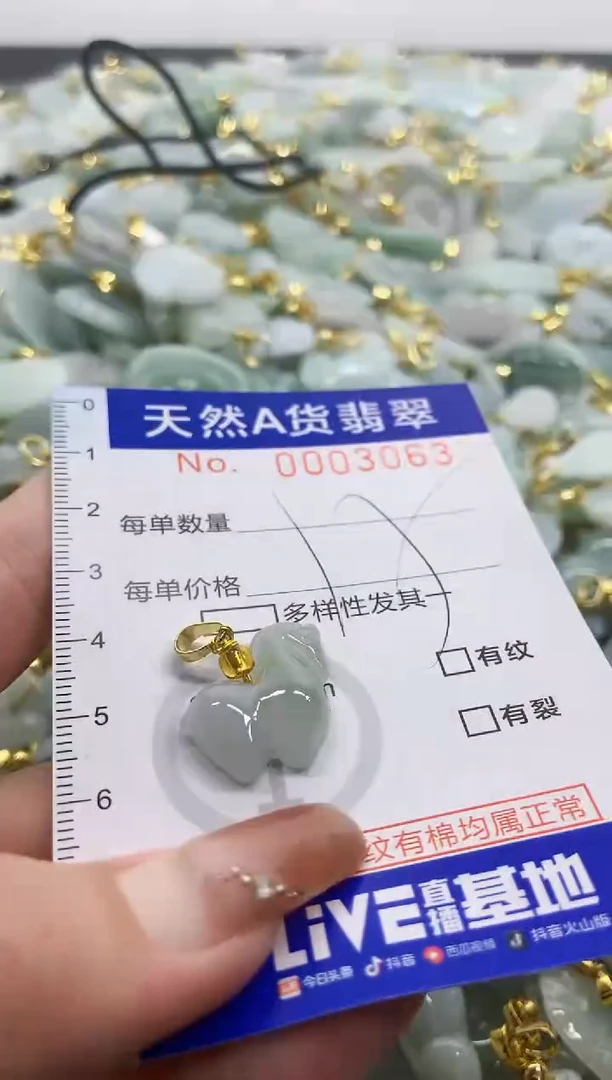 颈饰未镶嵌翡翠天然A货翡翠
