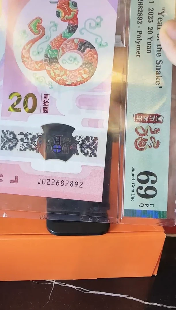 塑料2025蛇钞 单张  啊啊啊啊