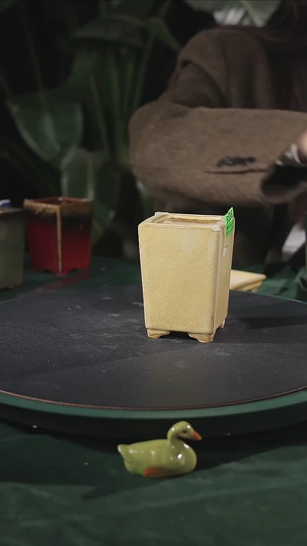 【石湾花盆】4寸小悬崖盆536