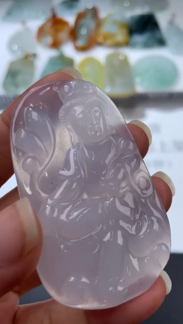 未镶嵌挂件翡翠374685  多人