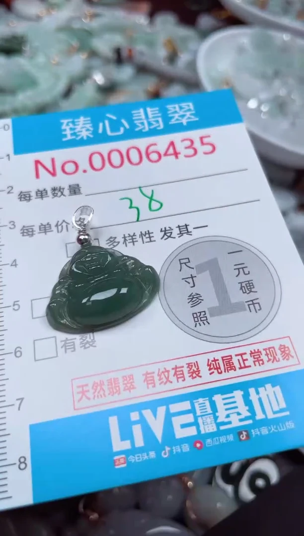 颈饰未镶嵌翡翠6435
