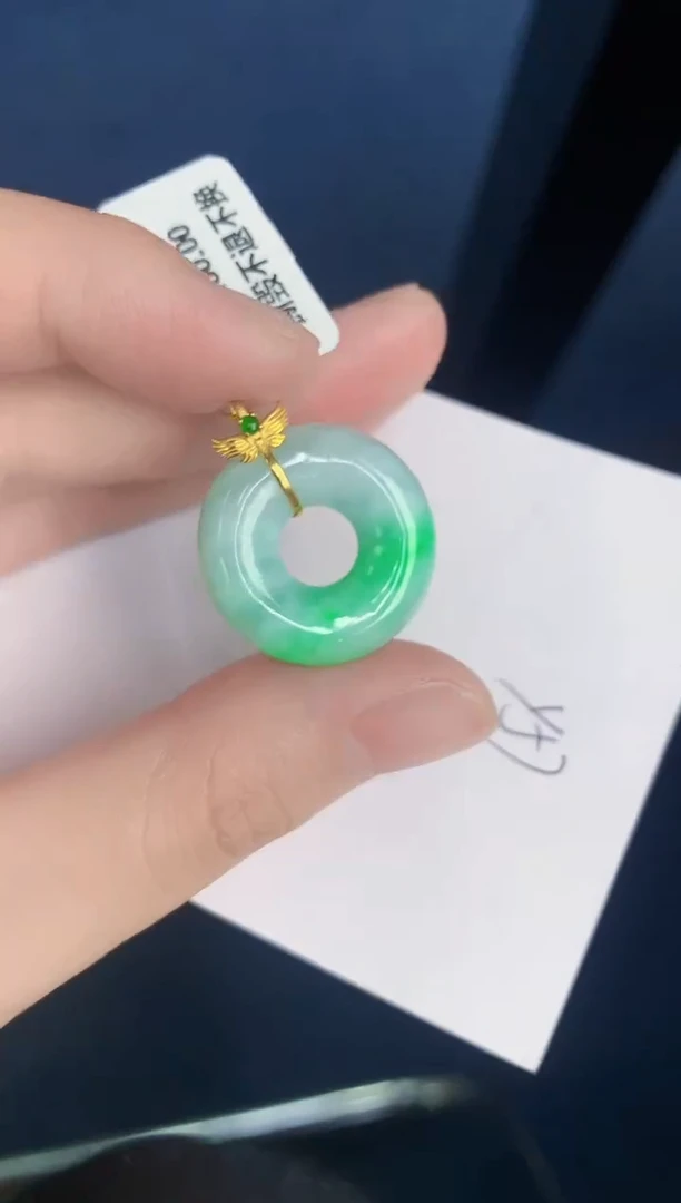 【闪购商品】翡翠颈饰18K金镶嵌000000000