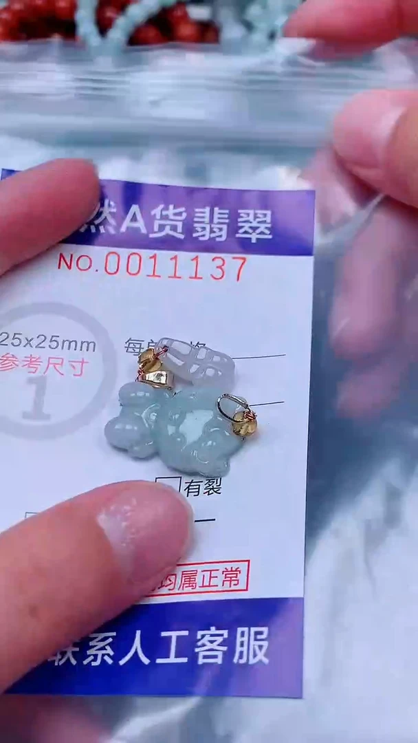 吊坠(不含链)未镶嵌翡翠1
