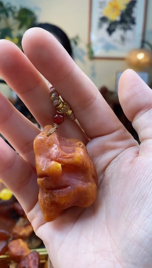 【闪购商品】琥珀颈饰未镶嵌吊坠