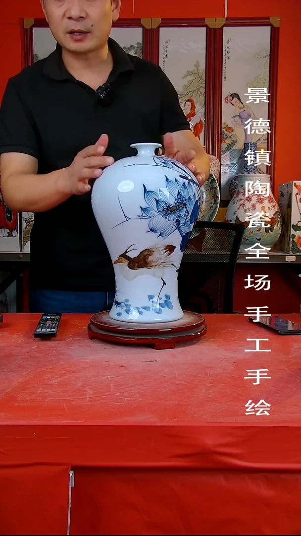 摆件景德镇陶瓷 全场手工手绘14