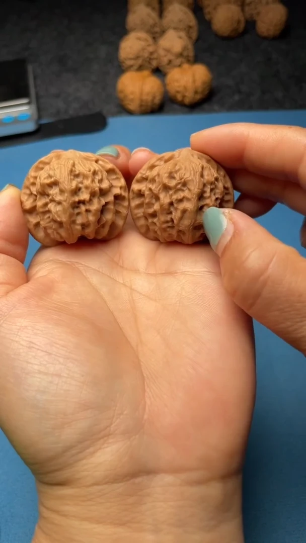 文玩核桃把件w101野狼38尺