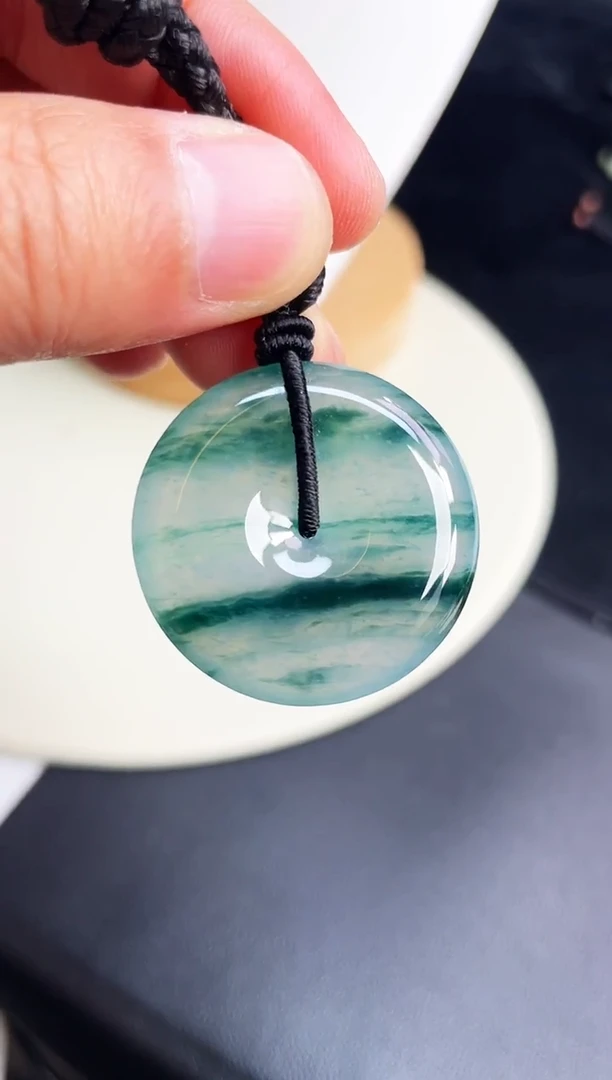 颈饰未镶嵌翡翠【40】平安扣 尺寸 32   6.2mm