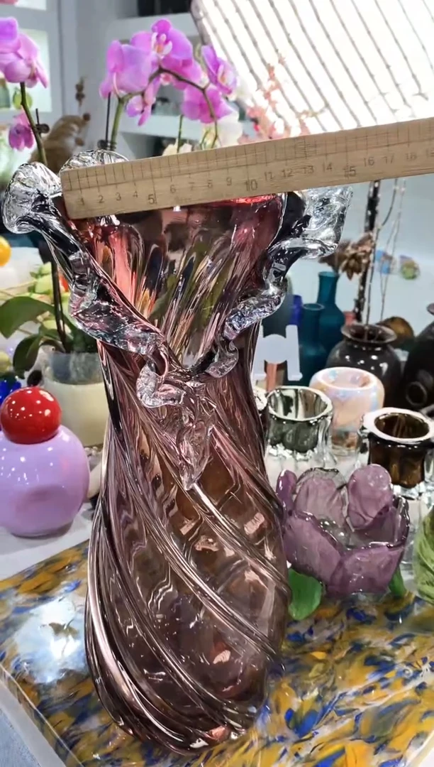 慕忆家手作琉璃花瓶