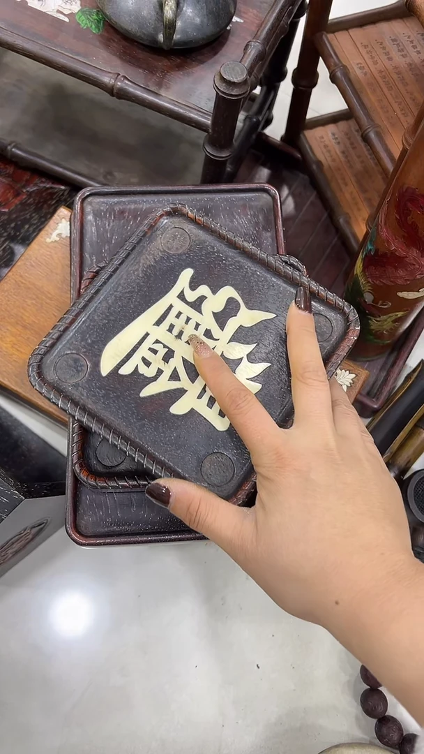 木沐头淘摆件木雕件