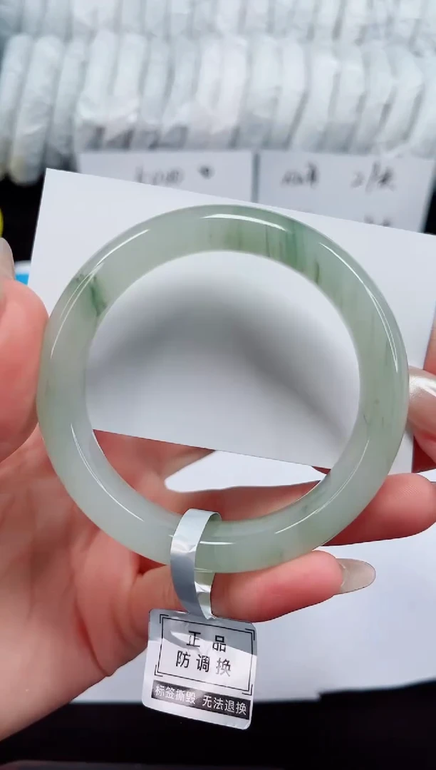 未镶嵌手镯石英质玉77-55/56