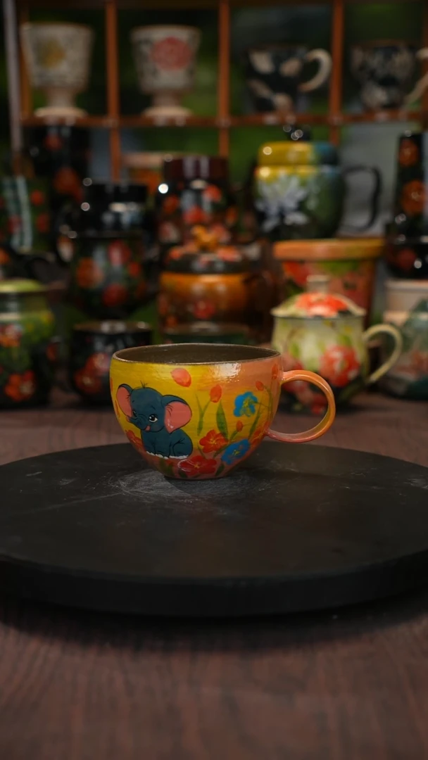 油画釉下 彩手绘