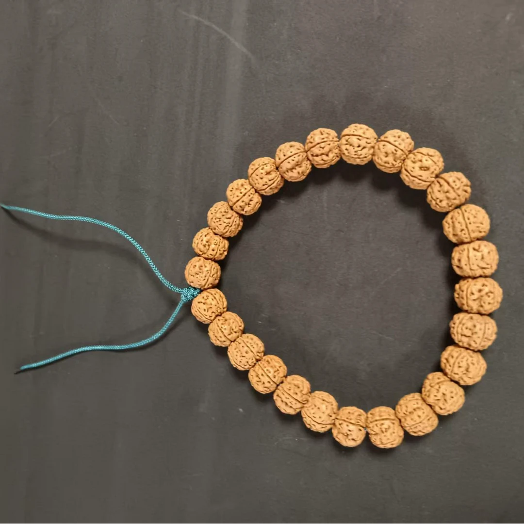 S2180 老树红皮凹底梅花单圈