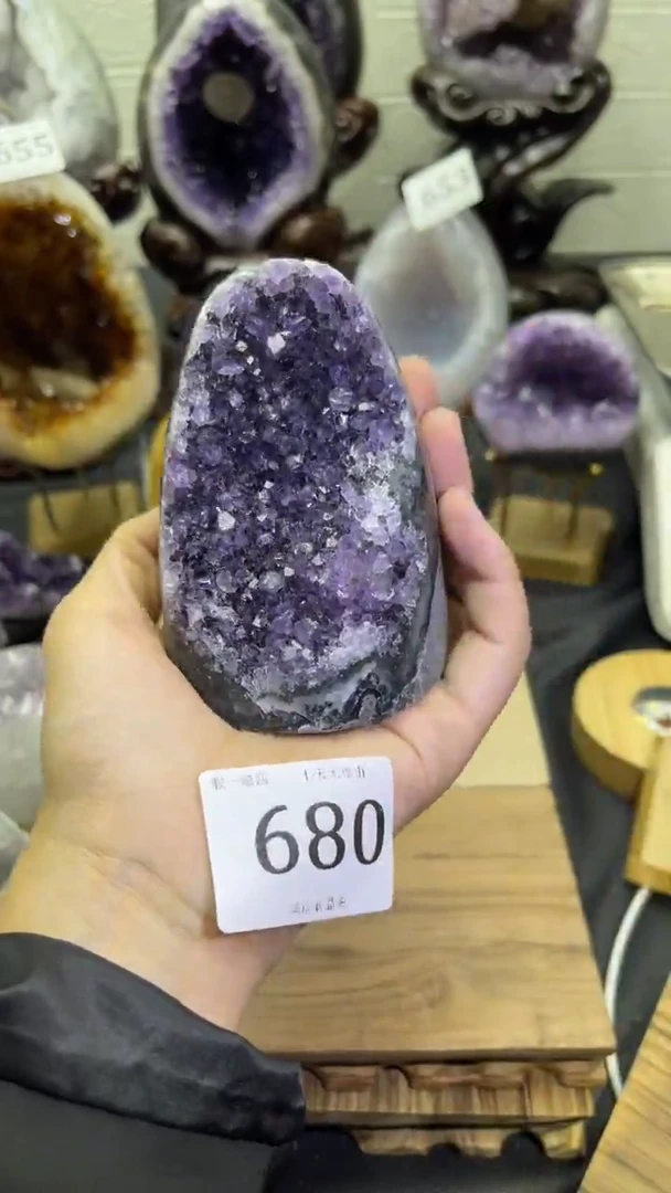 未镶嵌大型摆件（非配饰）紫晶680号摆件