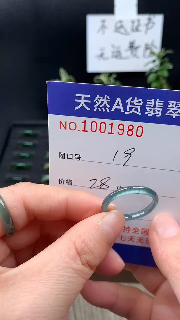 未镶嵌戒指翡翠19#