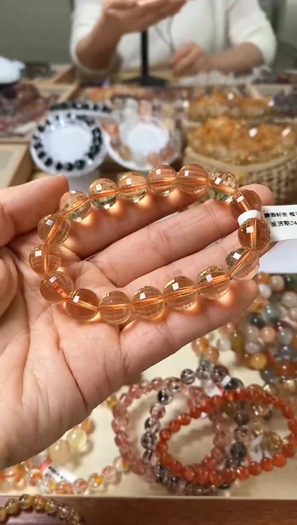 水晶手链未镶嵌黄水晶11