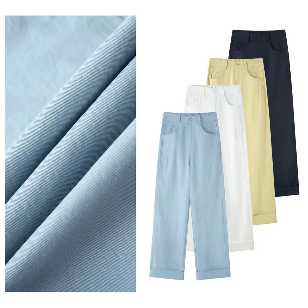 弘果抗皱风琴裤！冰川凉感不易皱九分裤显瘦百搭直筒裤