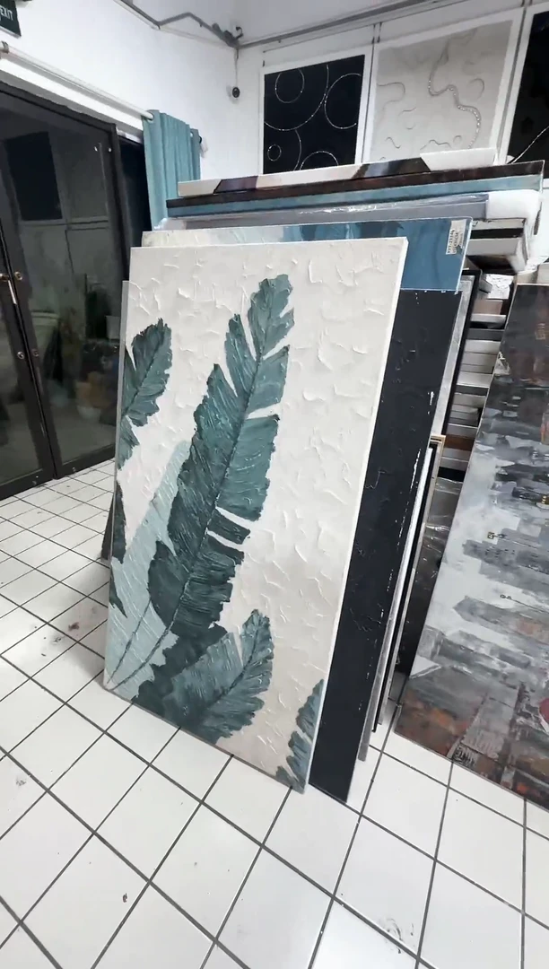 168现代装饰画油画80cm*150cm
