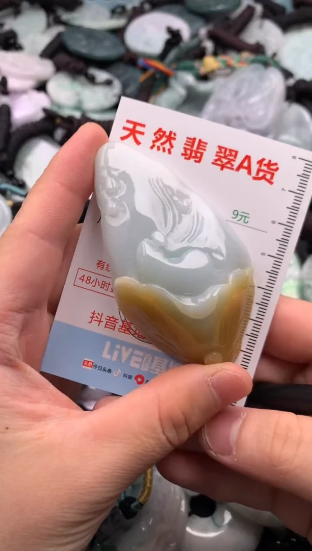 翡翠未镶嵌吊坠(不含链)1
