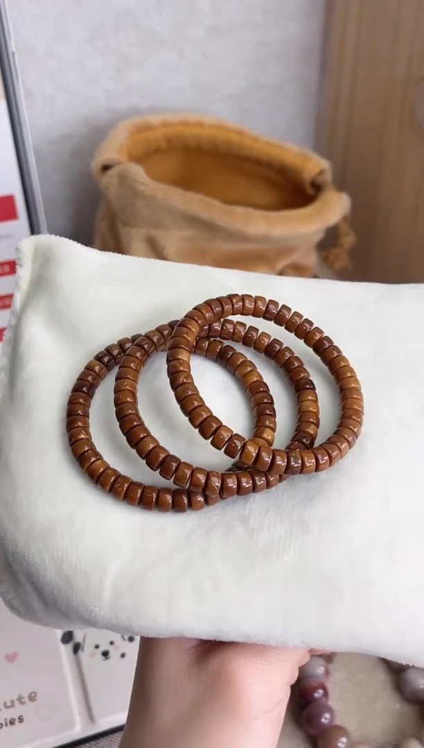 菩提根/象牙果手串库克药片7mm手串