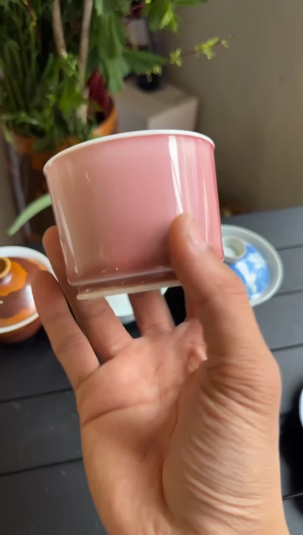 荣器  风羽釉容天杯（不挑）