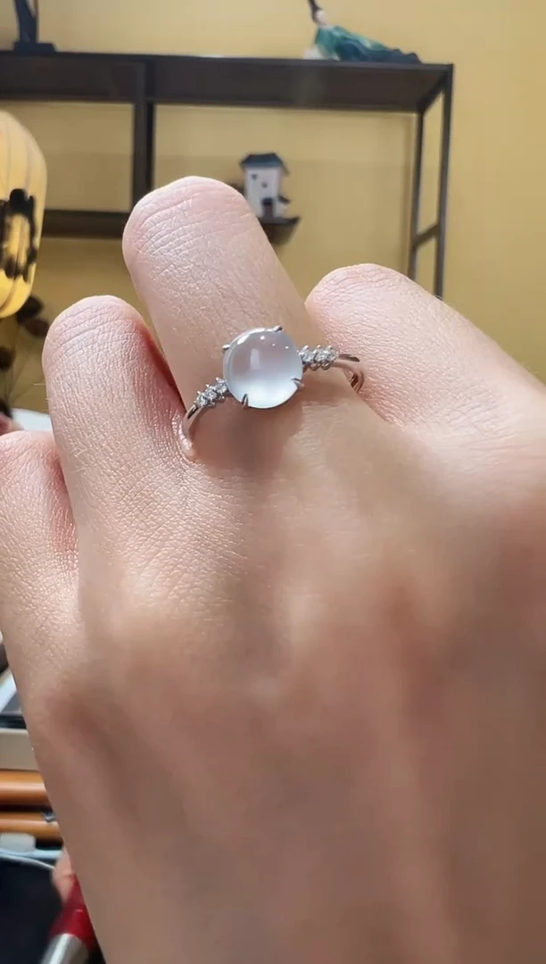 翡翠戒指18K金镶嵌DFZ0720-89