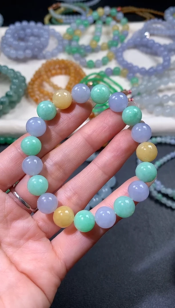 未镶嵌手串翡翠翡翠