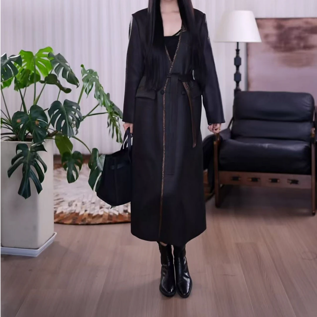 『明奕』100%柞蚕丝香云纱显瘦百搭复古设计款上衣