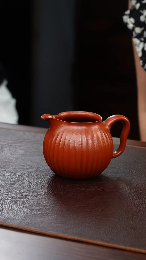 茶壶紫砂侯峰大红袍公道杯