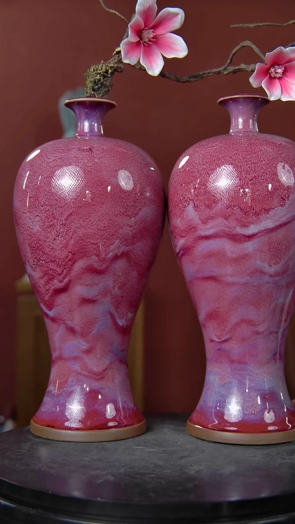 摆件大宋官窑 【2号 梅瓶】一对