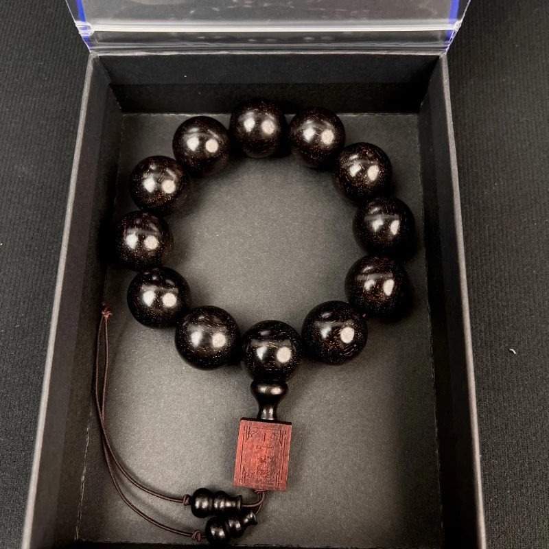 黑红金星紫檀20mm手串-LQ99