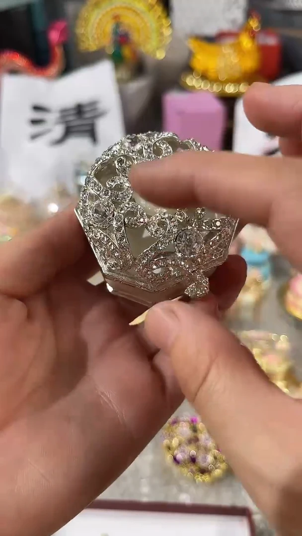摆件八边形珍珠杯七宝烧茶具杯子