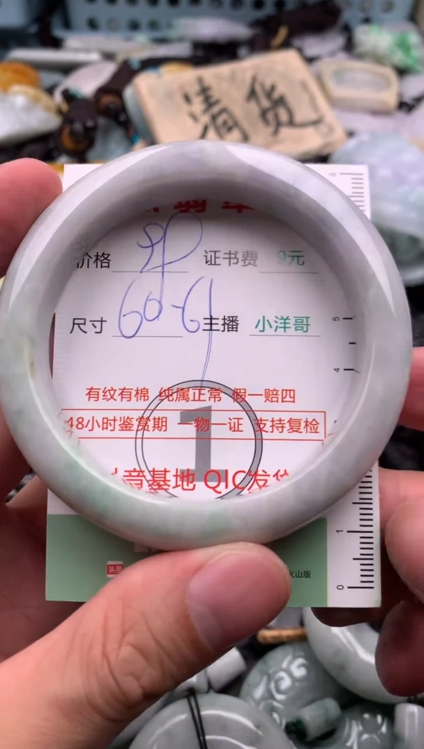 翡翠未镶嵌吊坠(不含链)1