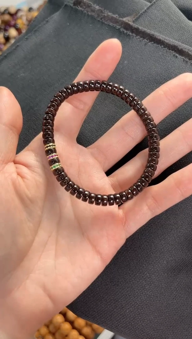 椰蒂手串/手链椰蒂药片设计款6*3mm