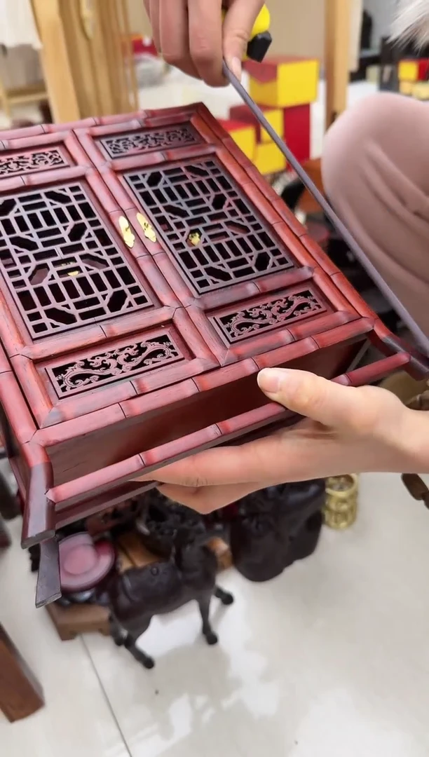 【闪购商品】红酸枝竹节柜淘多奇好物