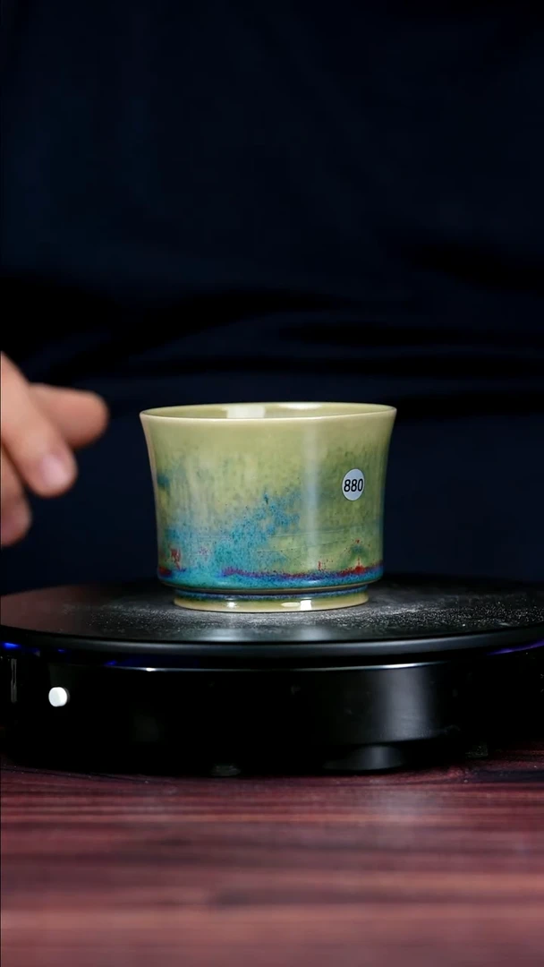 其他钧瓷880#盼龙窑一级品原矿钧瓷马蹄杯
