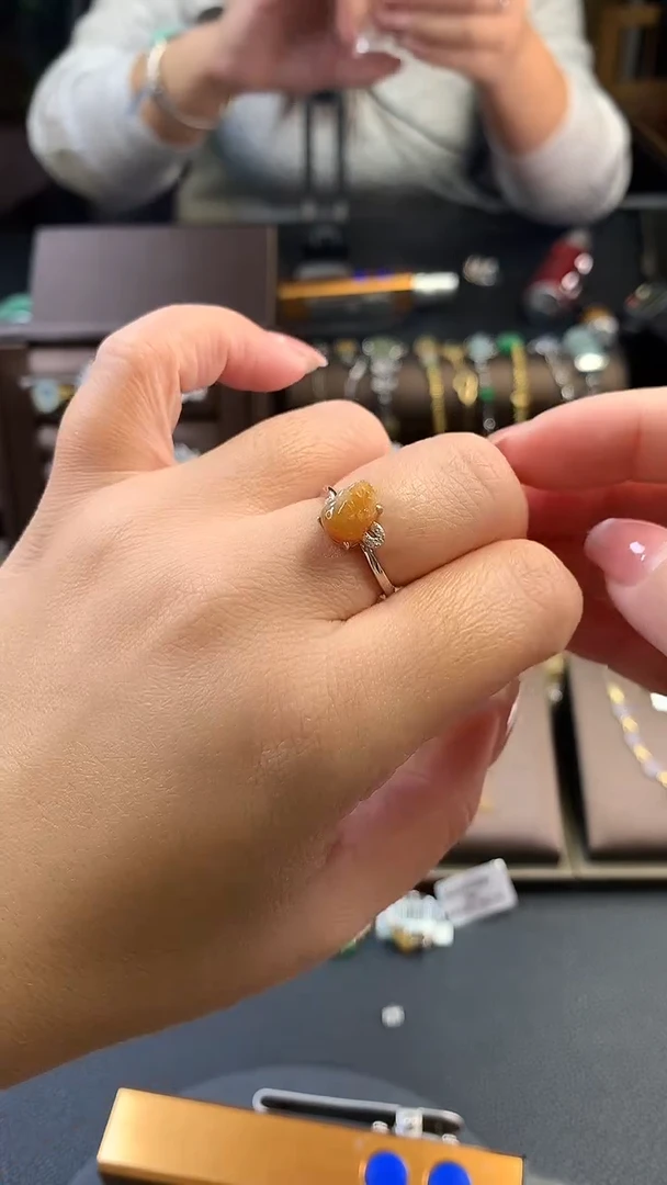 颈饰银S925镶嵌翡翠17775