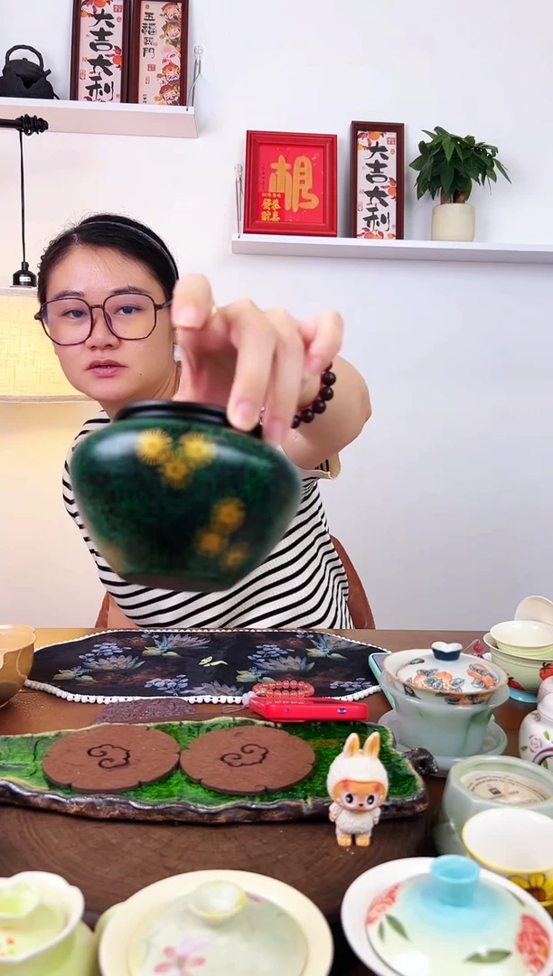 茶瓷物语陶瓷绿色建水