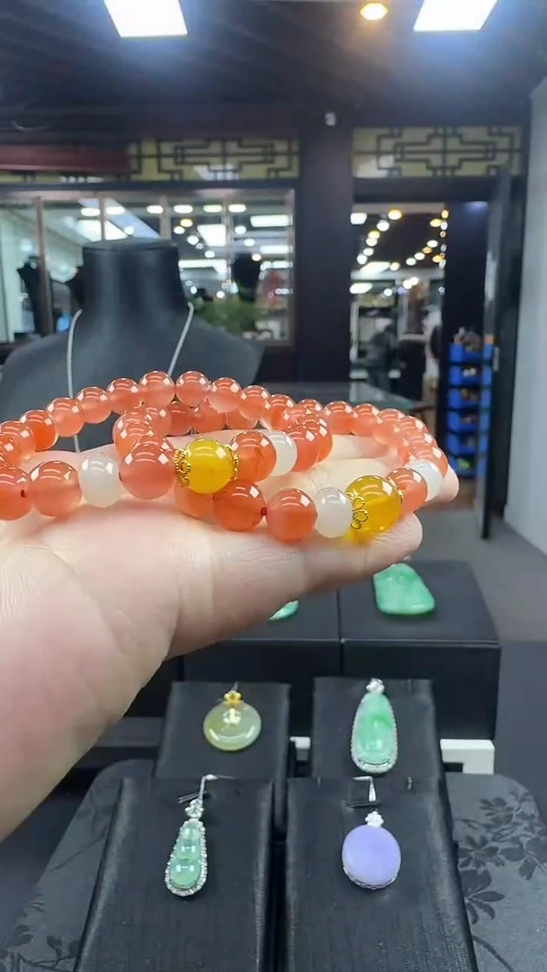 未镶嵌手串南红玛瑙手串多样性发其一