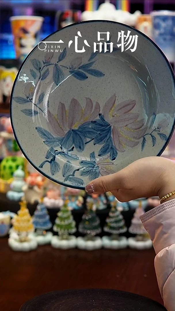 杯子瓷Y139景德镇手工手绘杯子摆件