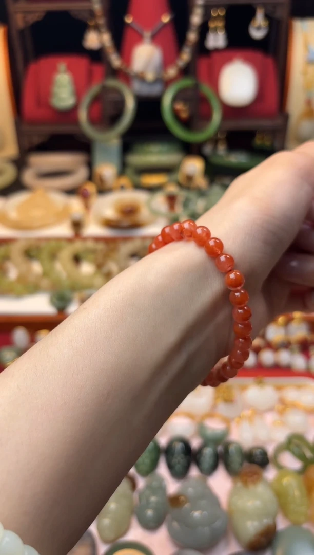 【闪购商品】南红玛瑙手串未镶嵌放漏