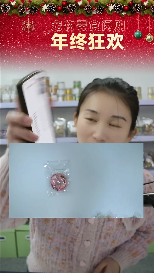 宠物零食秒拍==冻干甜甜圈