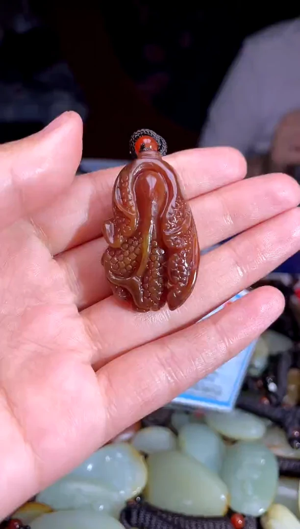 和田玉未镶嵌挂件1